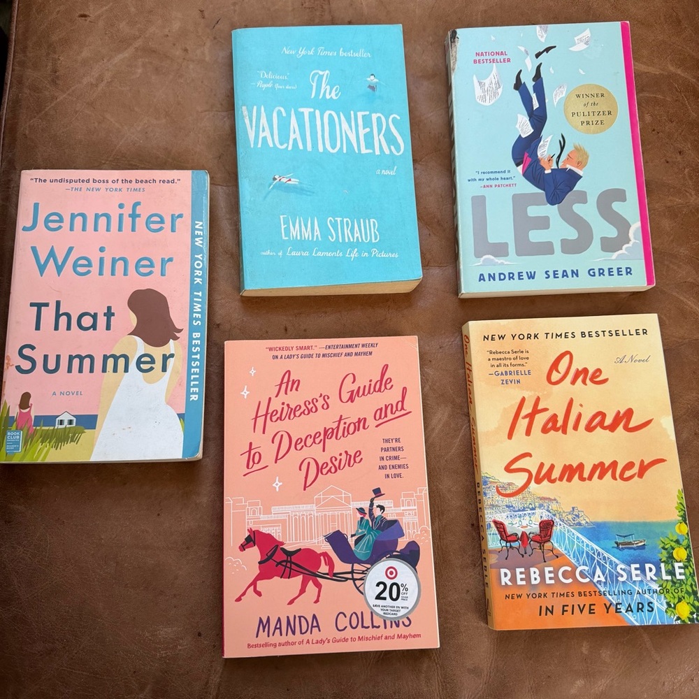 Lot of 5 Fiction Novels Contemporary Books Bestseller Rebecca Searle